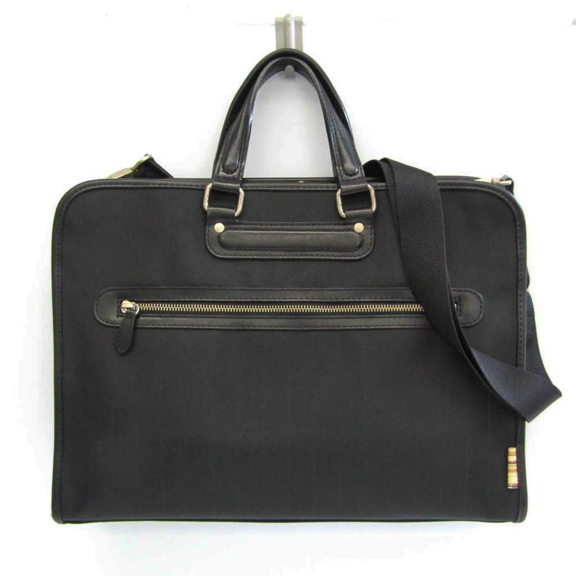 Pre-Owned Paul Smith Men's Nylon Document Case,Shoulder Bag Black (Good)