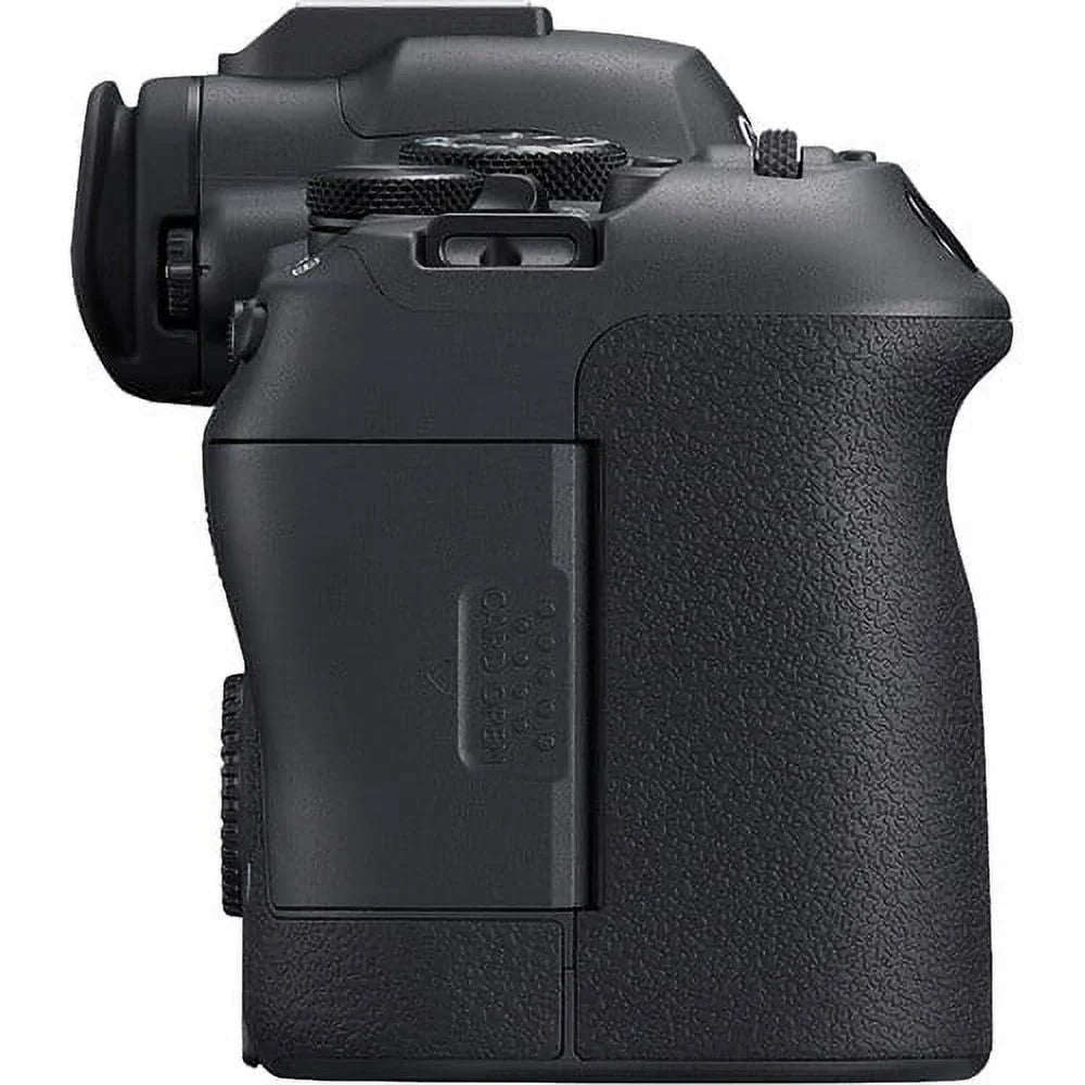 Canon EOS R6 Mark II Mirrorless Camera with 24-105mm f/4-7.1 Lens (5666C018) + 64GB Memory Card + Case + Corel Photo Software + 2 x LPE6 Battery + External Charger + Card Reader + LED Light + More