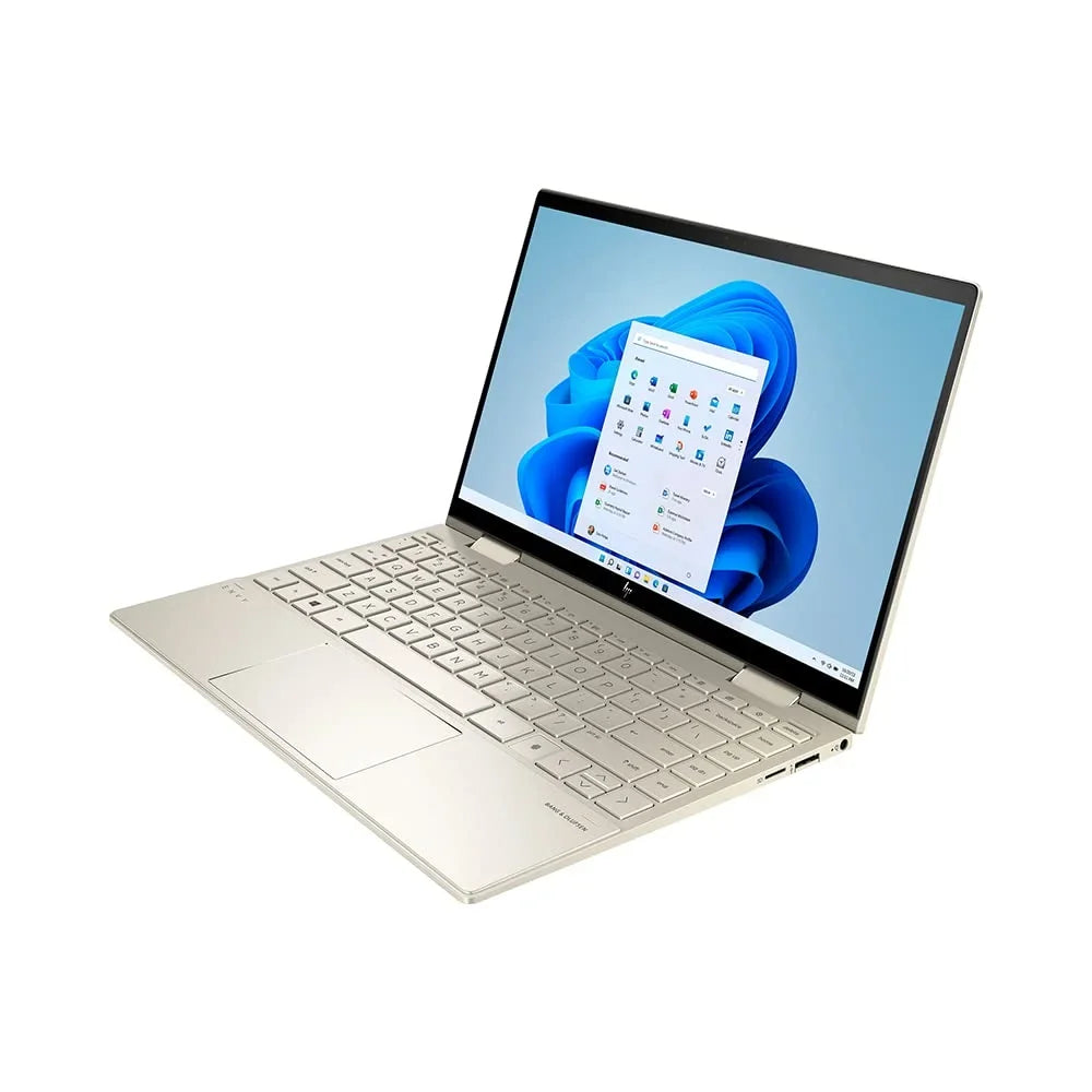 HP 2021 Envy X360 2-in-1 13.3" FHD Touchscreen Laptop, Intel Core i5-1135G7 (Beats i7-1065g7), 8GB RAM, 1TB PCIe SSD, Backlit Keyboard, Iris Xe Graphics, Webcam, Windows 11, Gold, 32GB USB Card