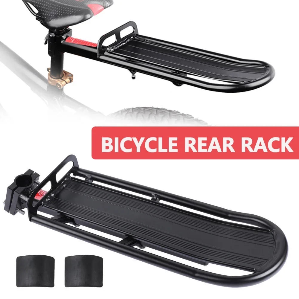 Bike Carrier Rack Seatpost Rear Pannier Luggage Carrier Bike Shelf Quick Release