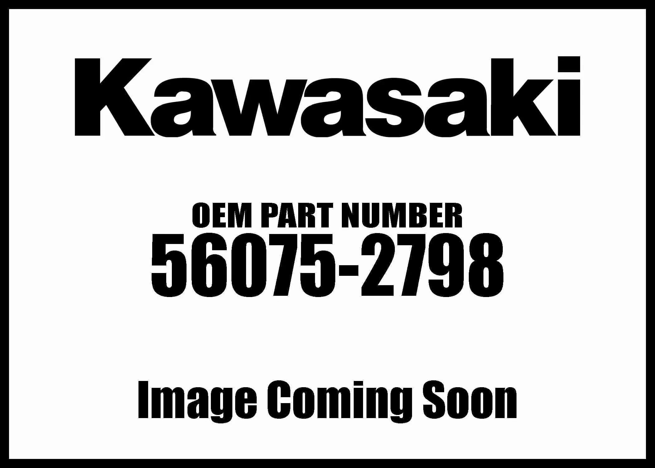 Kawasaki 2018 JET Pattern Hatch Coating L 56075-2798 New OEM