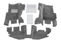 BedRug by RealTruck Front 3Pc Floorr Kit (w/o Center Console)-Heat Shields Fitting with select: 1997-2005 Jeep Wrangler / TJ, 2006 Jeep Wrangler / TJ X