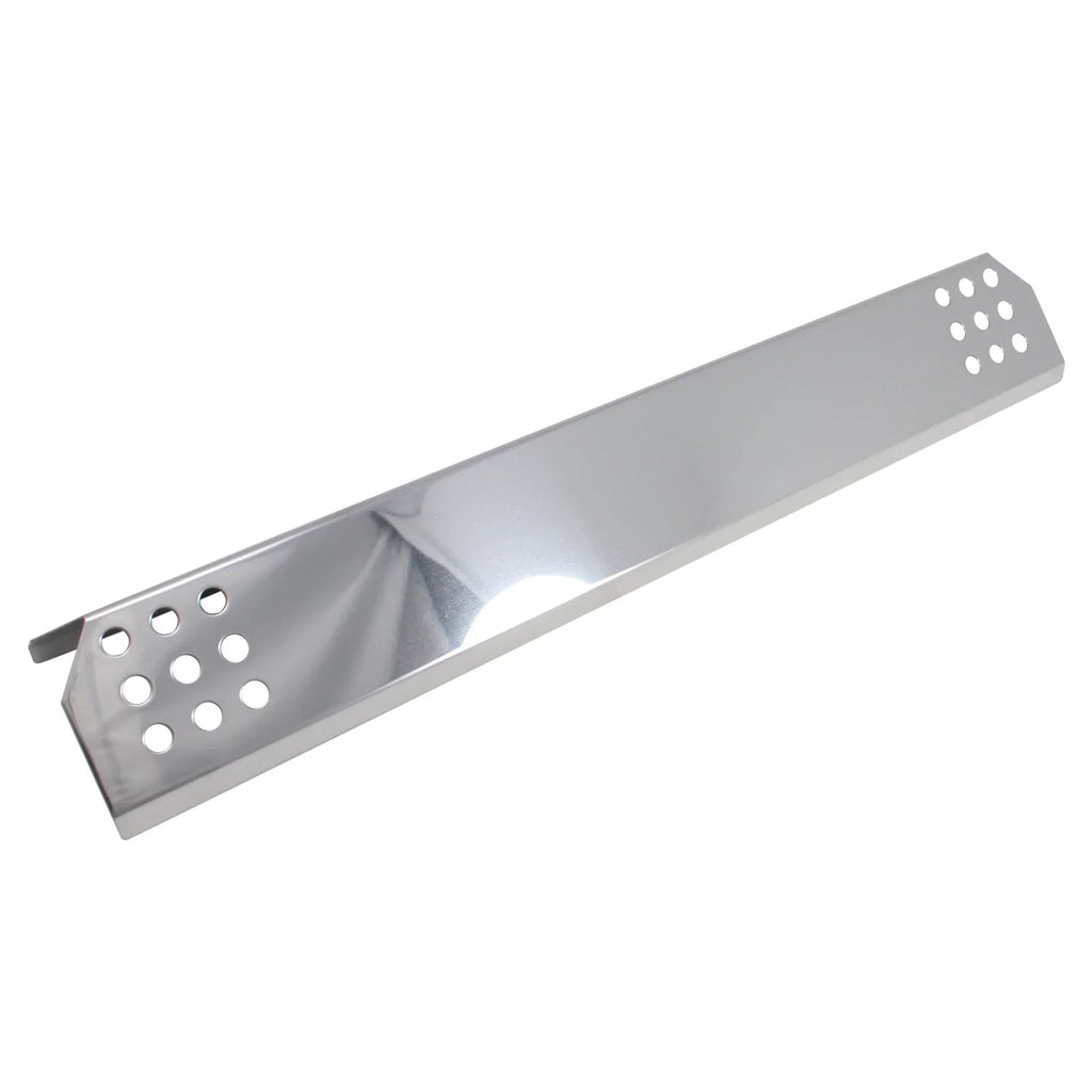 3-Pack BBQ Grill Heat Shield Plate Tent Replacement Parts for Jenn Air 730-0709 - Fitting Barbeque Stainless Steel Flame Tamer, Guard, Deflector, Flavorizer Bar, Vaporizer Bar, Burner Protection 16 1/8"