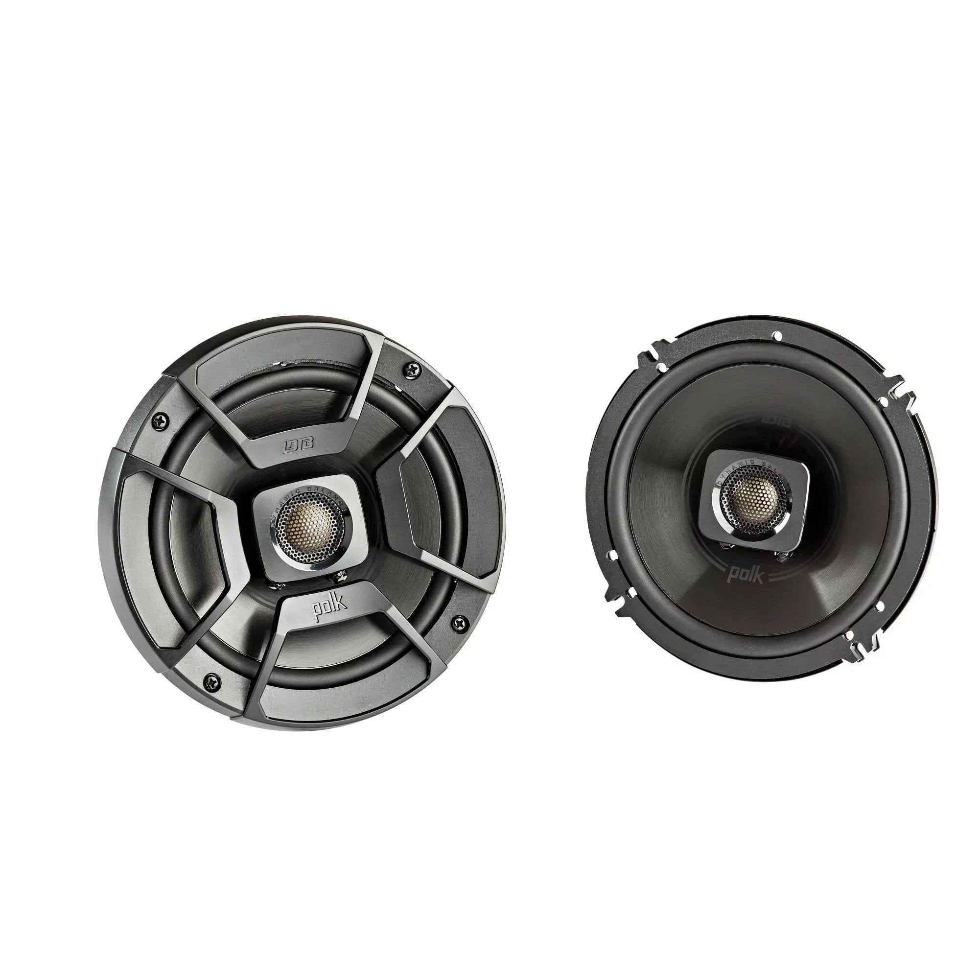 Polk Audio - A Pair Of DB652 6.5" Coaxial and A Pair Of DB522 5.25" Speakers - Bundle Includes 2 Pair
