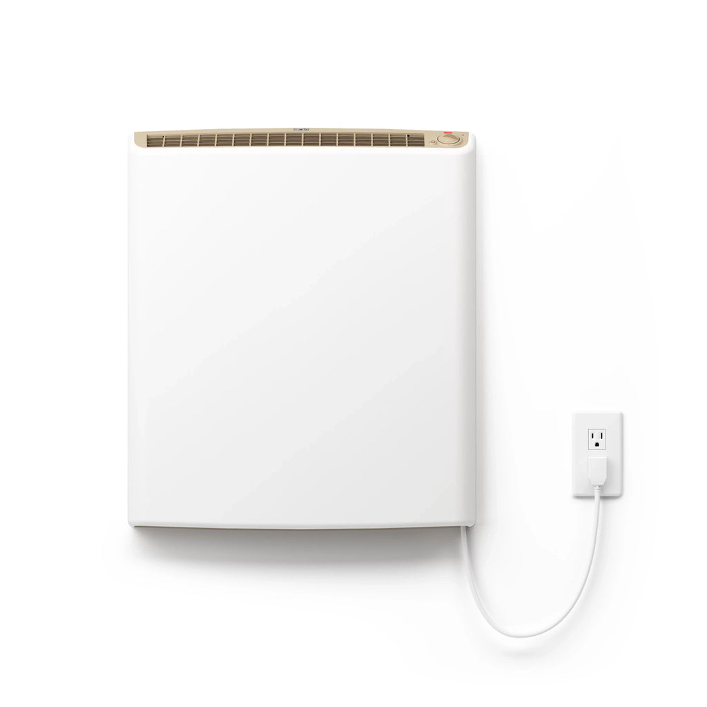 Envi Plug-in Electric Panel Wall Heater for Home, Energy Efficient, Child Safe, Quiet, Top-notch for Bedrooms, Bathrooms, Office, Kitchen, Garage, Tip-Over Protection, Comfort-Level Adjustable Thermostat