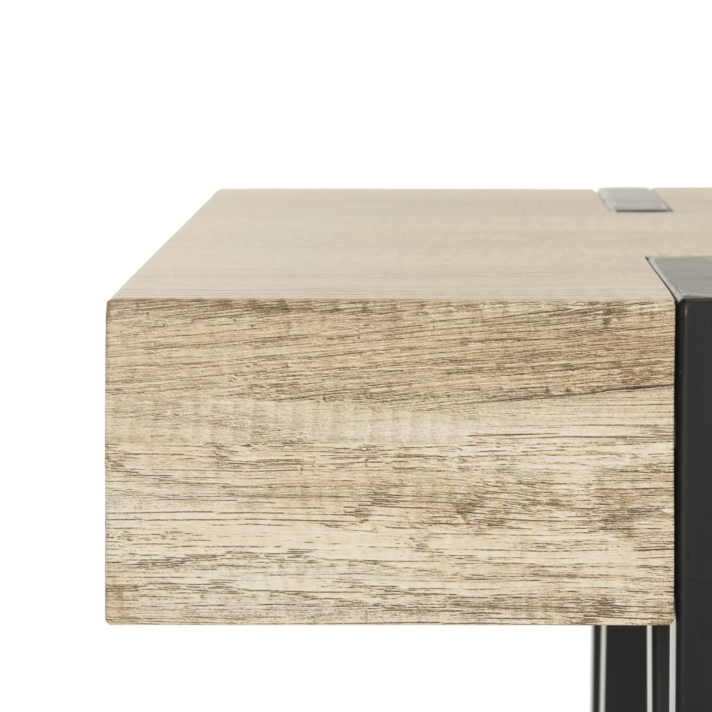 SAFAVIEH Alyssa Rectangular Mid-Century Wood Top Console Table, Brown