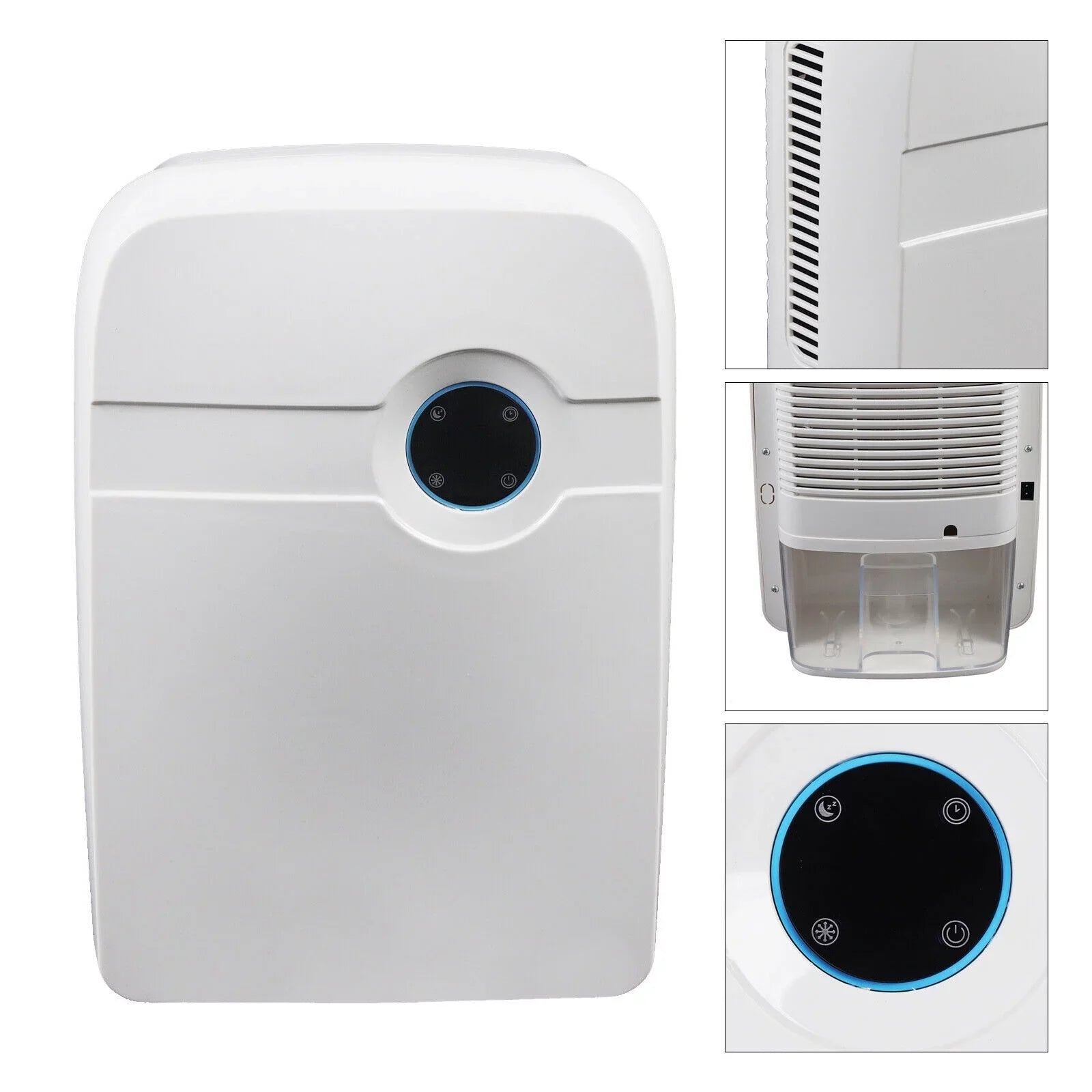 MIDUO Portable 2.5L Dehumidifier 42W Small Dehumidifier with Remote Control for Home