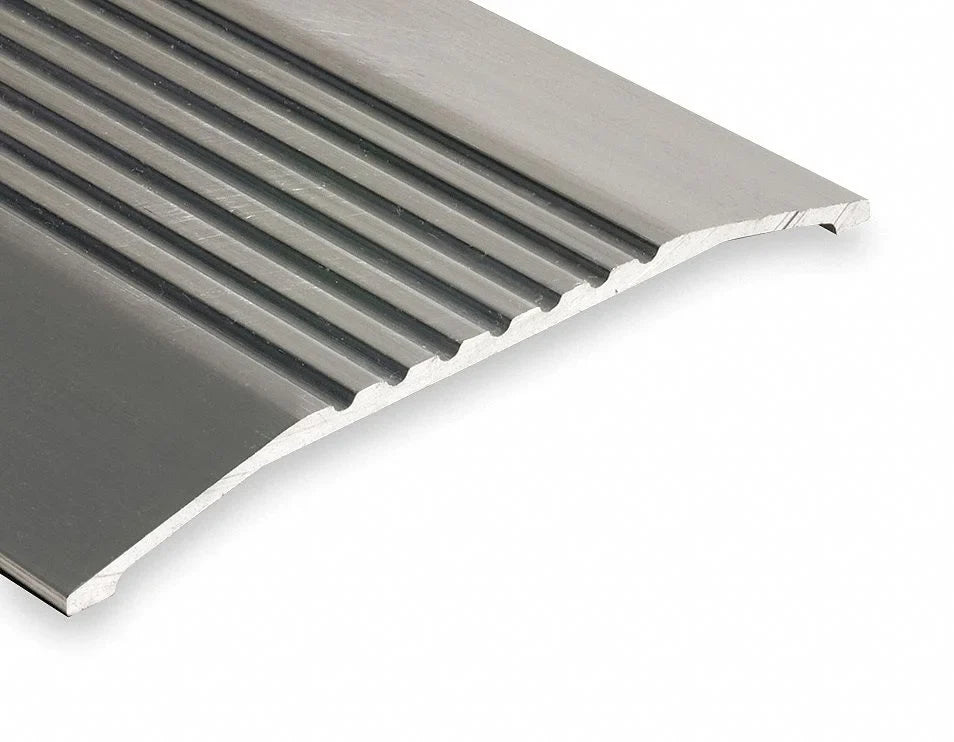 National Guard Saddle Threshold,Fluted Top,4 ft.,Alum 426-4