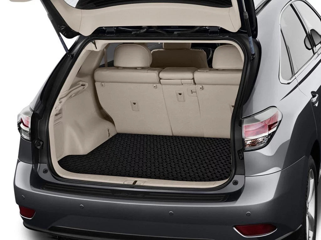 ToughPRO - Trunk Mat Matching with TOYOTA Camry - All Environment Heavy Duty (Made in USA) - Black Rubber - 2007