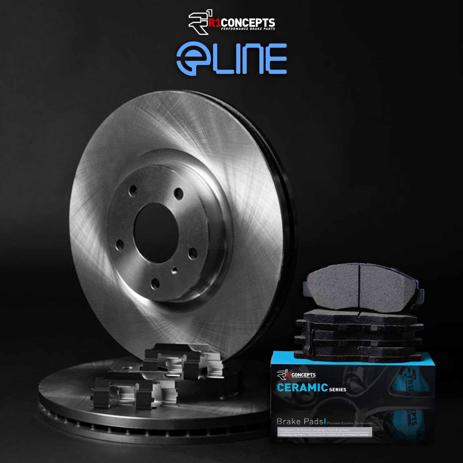 R1 Concepts Wfwh1 03069 R1 Concepts E Line Series Brake Rotor With Ceramic Fits select: 2016 KIA FORTE LX, 2015 KIA FORTE