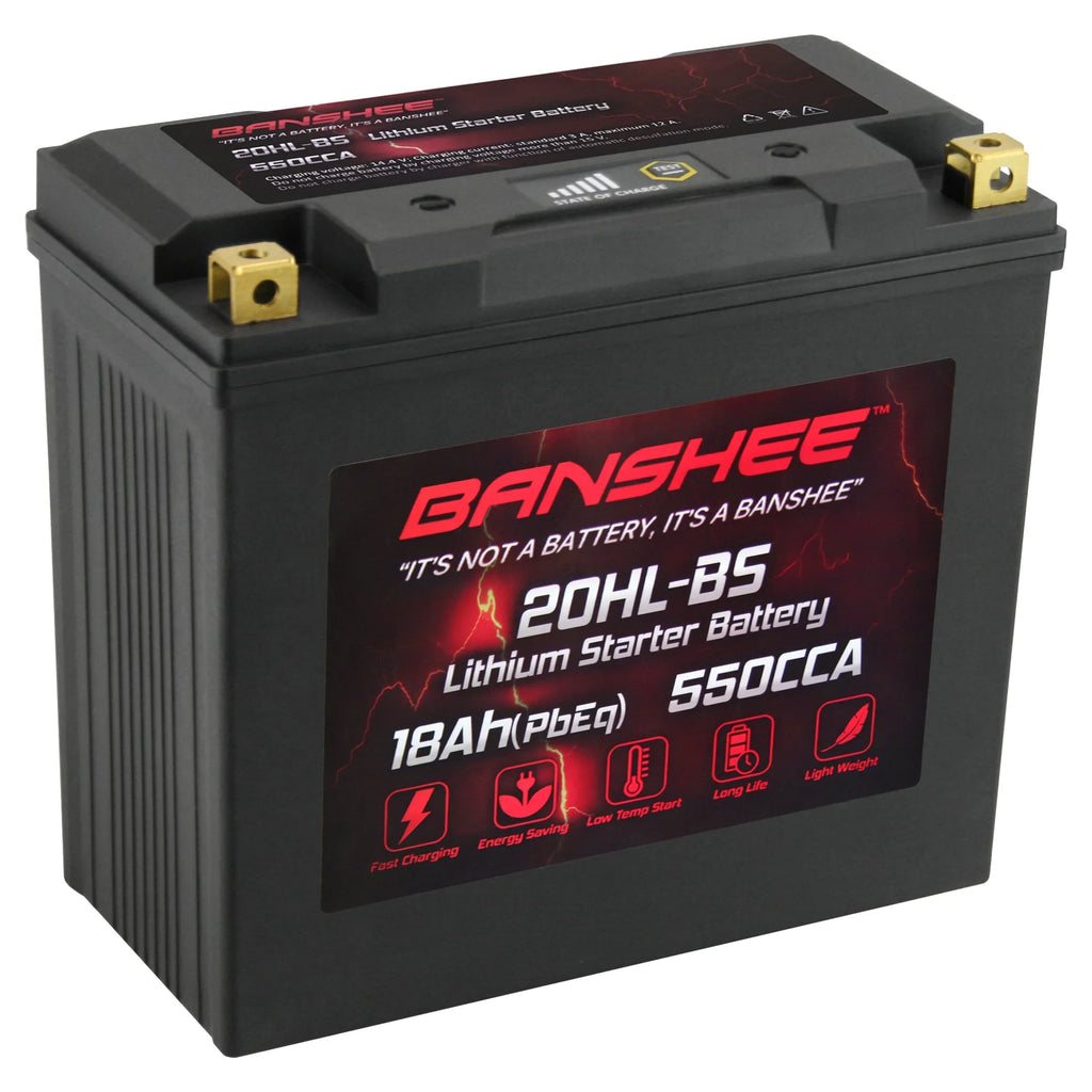Banshee YTX20L-BS LiFePO4 Motorsports Battery Fitting with Sea-Doo Wake Pro 215 2016 to 2016