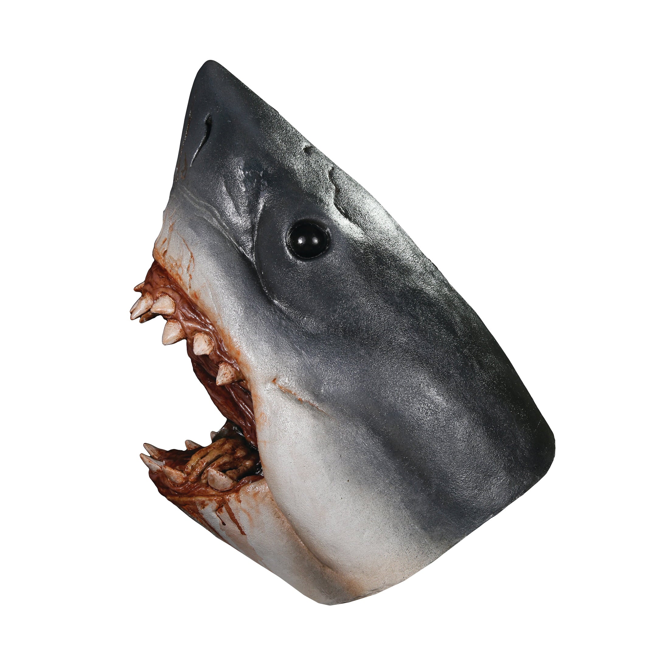 Trick or Treat Studios Jaws Bruce the Shark Multi-color Latex Shark Halloween Costume Mask, for Adult