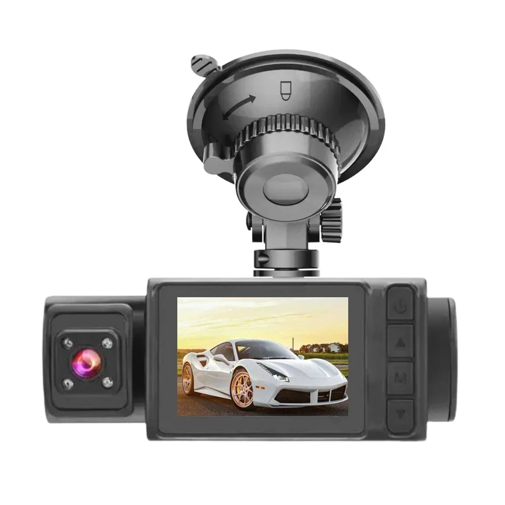 Andoer Dash Camera,Mirror Car Video 3 Cameras Car Rearview Mirror Car Camera Auto Rearview Mirror Car Safety 2in Clear Car Clear Car Rearview Dash Cam Camera Cars Car Qisuo VideoDash Wenzi Buzhi