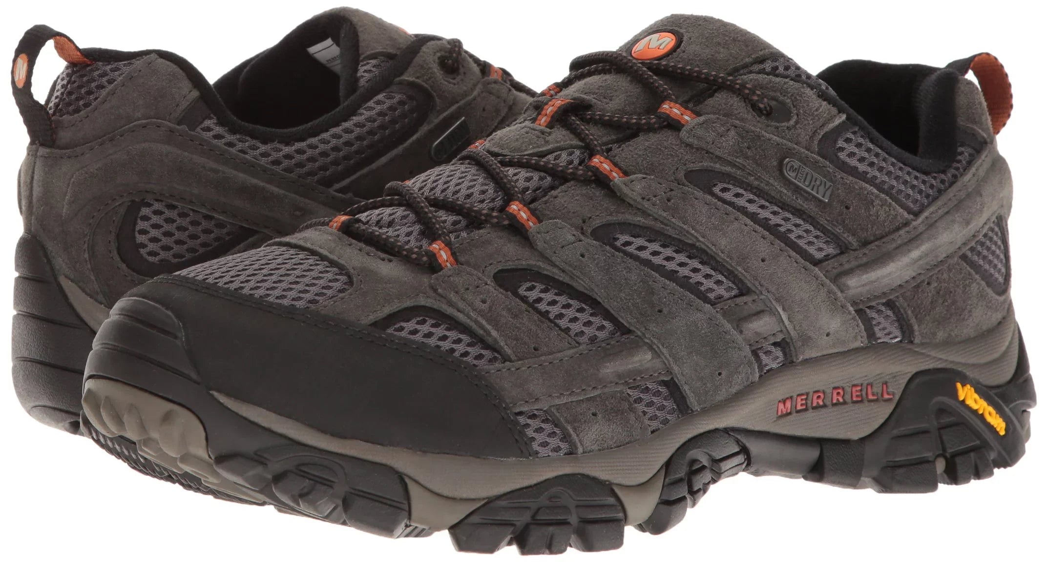 Merrell Men's Moab Beluga Hiking Boot Soft Toe Grey 7 D(M) US