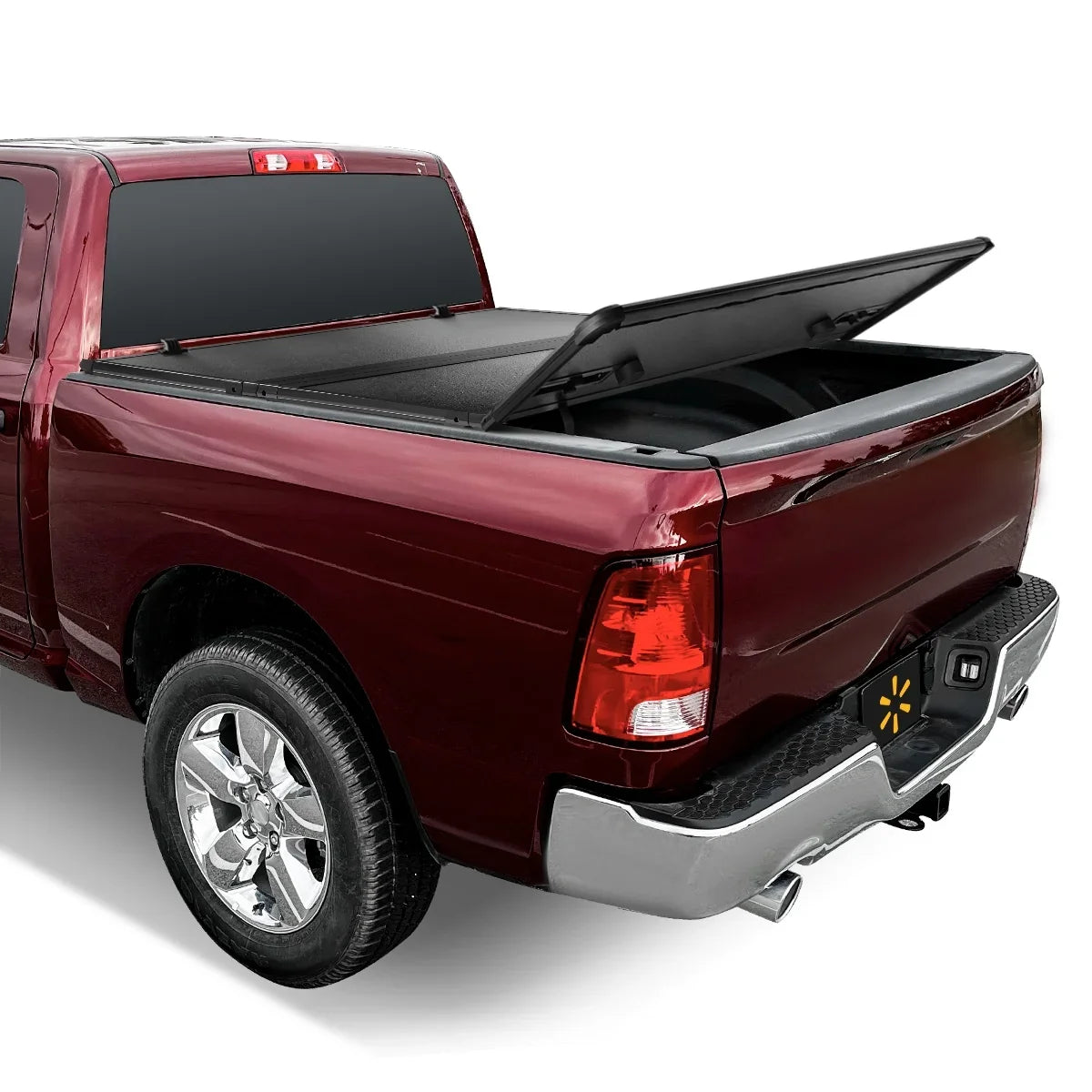 Auto Drive Hard Tri Fold Truck Bed Tonneau Coating Fits 09-18 Ram 1500 / 19-22 Ram 1500 Classic / 10-16 Dodge Ram 2500 3500 5.7Ft Short Beds