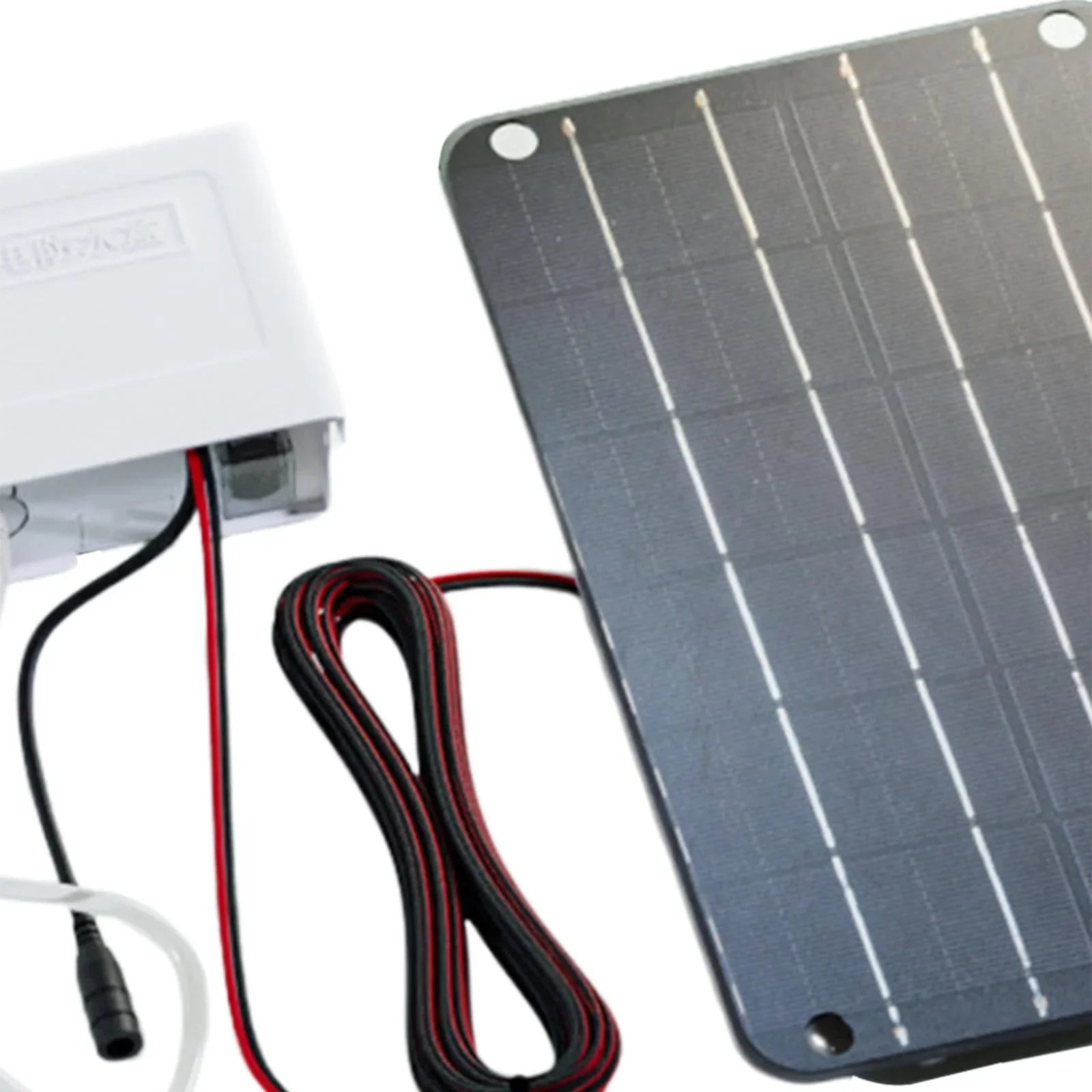 jicheng Solar Air Pump,Aquarium Air Pump Oxygenator Silent Eco Friendly,6V Solar Pond Aerator Solar Powered Pond Pump for Hydroponics