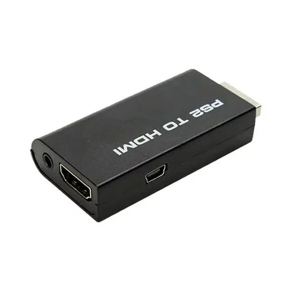 5-Packs PS2 to HDMI Converter Adapter HDMI HD Video Audio Output + USB Power Cable