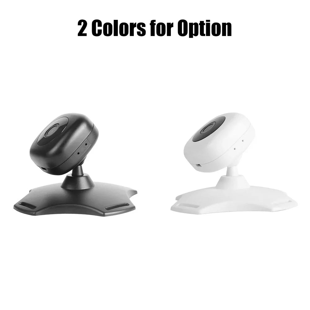 Anself Wireless Baby Car Mirror Camera with 360° Rotation and Night Vision - USB Powered
