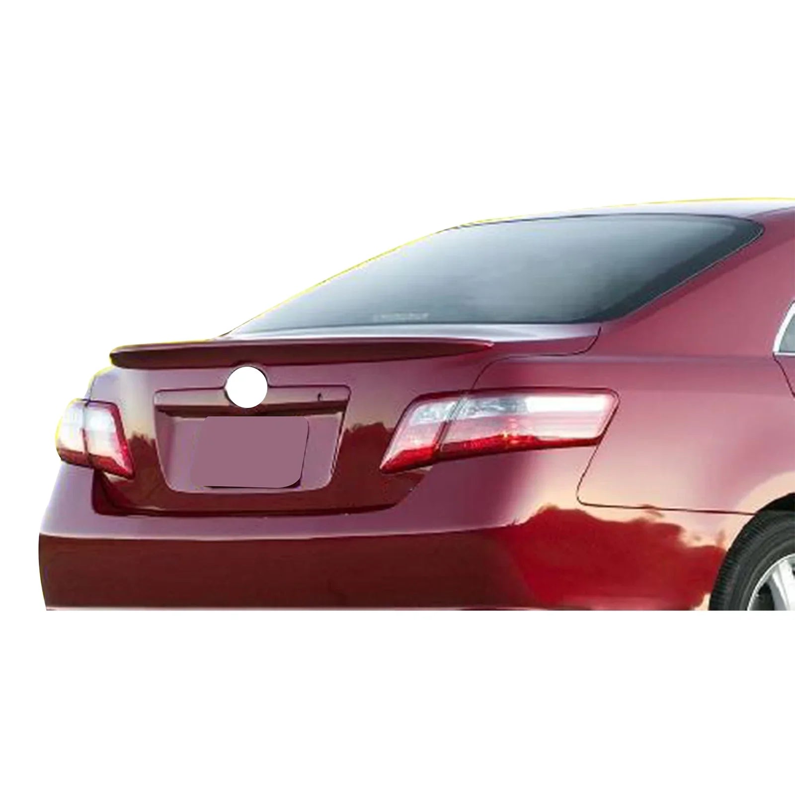 Ikon Motorsports Rear Trunk Boot Deck Lid Spoiler Wing Lip Suitable With 2007-2011 Toyota Camry OE Factory Style ABS Plastic Unpainted Gray Primer