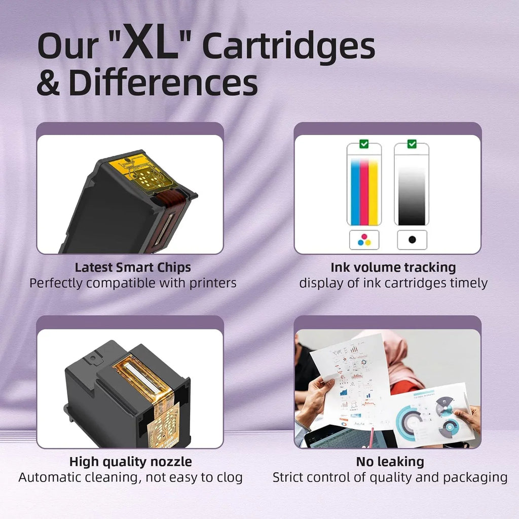 PG-275XL Black Ink Cartridge for Canon PG-275 Ink Fit for PIXMA TR4720 TS3520 TS3522 TS3500 TR4700 TR4722 Printers (2 Blacks, 2-Pack)