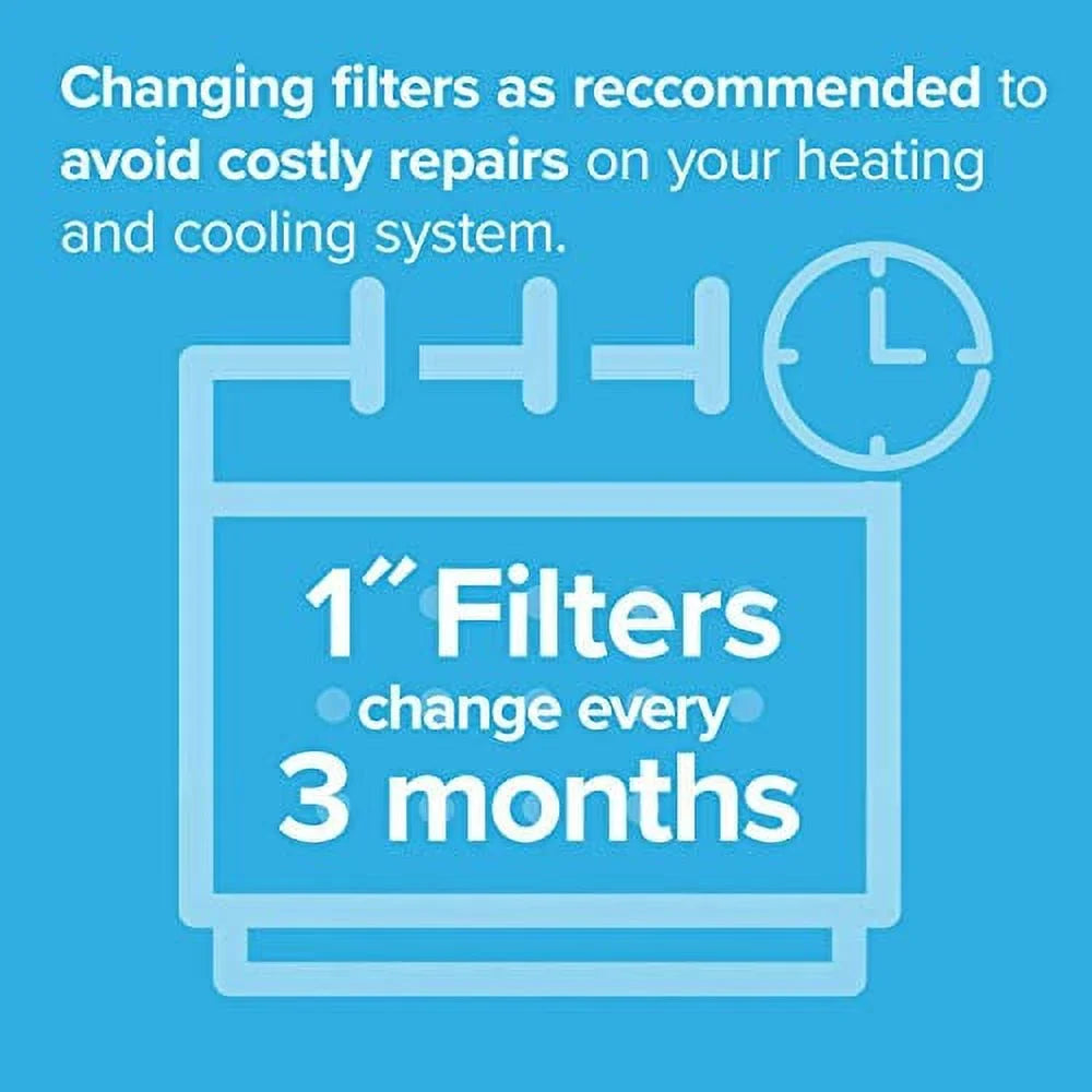 Filtrete 12x12x1, AC Furnace Air Filter, MPR 1000, Micro Allergen Defense, 2-Pack (exact dimensions 11.81 x 11.81 x 0.81)
