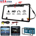 Backup Camera Waterproof Night Vision HD Wide Angle License Plate Car Rear View