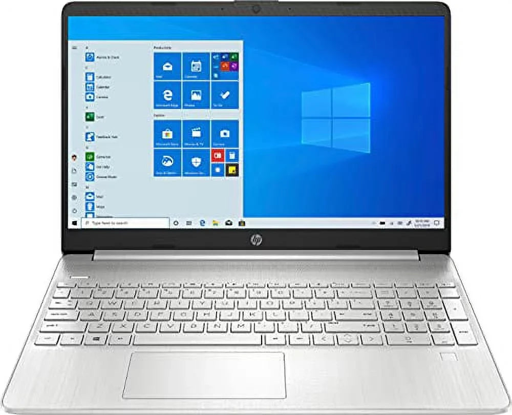 HP 2022 15.6" FHD IPS Display Laptop PC Intel 11th Gen 4-Core i5-1135G7 64GB DDR4 RAM 2TB NVMe SSD Intel Iris Xe Graphics Webcam HDMI Fingerprint USB C Windows 11 Home Silver w/RE 32GB USB 3.0 Drive