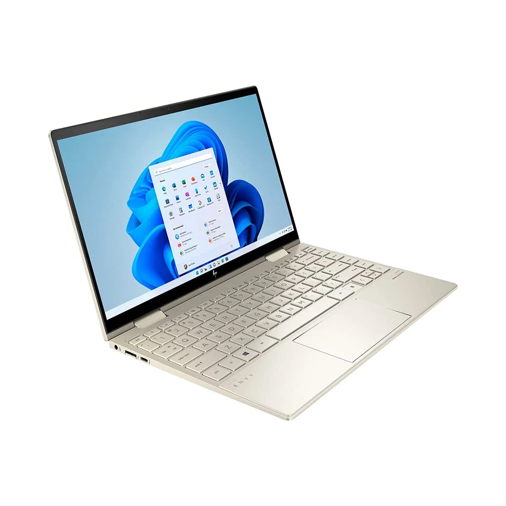 HP 2021 Envy X360 2-in-1 13.3" FHD Touchscreen Laptop, Intel Core i5-1135G7 (Beats i7-1065g7), 8GB RAM, 1TB PCIe SSD, Backlit Keyboard, Iris Xe Graphics, Webcam, Windows 11, Gold, 32GB USB Card