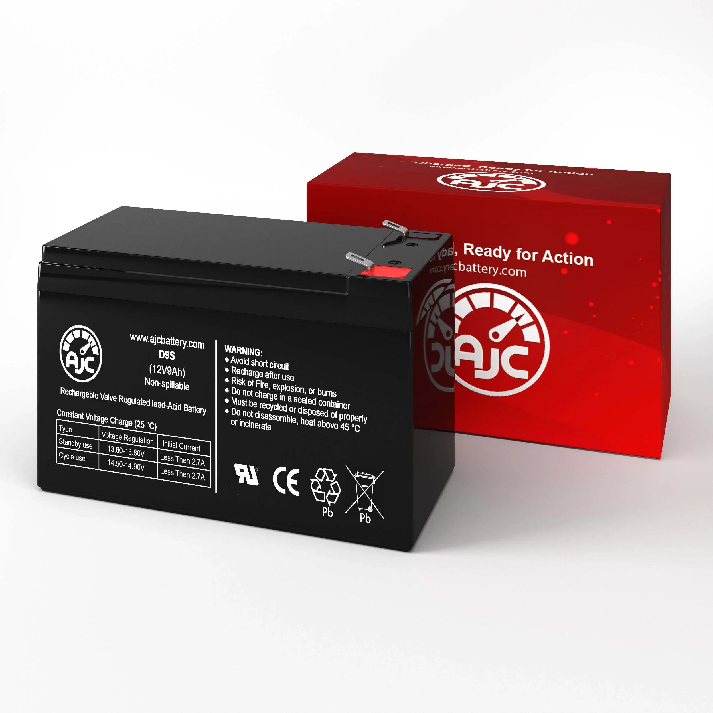 Merida PowerCycle 500 12V 9Ah Electric Bicycle Battery - This Is an AJC Brand Replacement