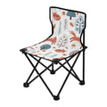 Fox in Forest Portable Camping Chair Outdoor Folding Beach Chair Fishing Chair Lawn Chair with Carry Bag Support to 220LBS