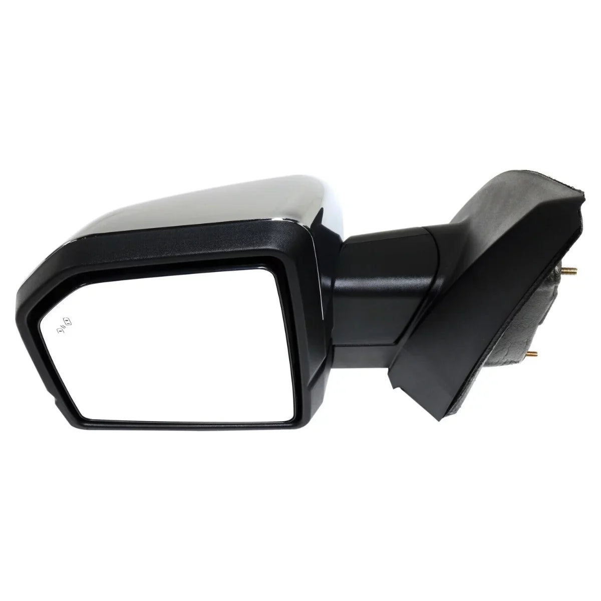 AutoShack Driver Mirror Power Power Folding Heated Chromed Chrome Replacement for 2015 2016 2017 2018 Ford F-150 2.7L 3.0L 3.3L 3.5L 5.0L V6 V8 4WD RWD KAPFO1320529