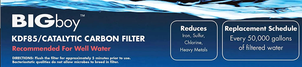Hydro-Logic 22070 BIGBoy KDF85/Catalytic Carbon Upgrade Filter HydroLogic Fitting HLBBKDF85 | 4.5" x 20"