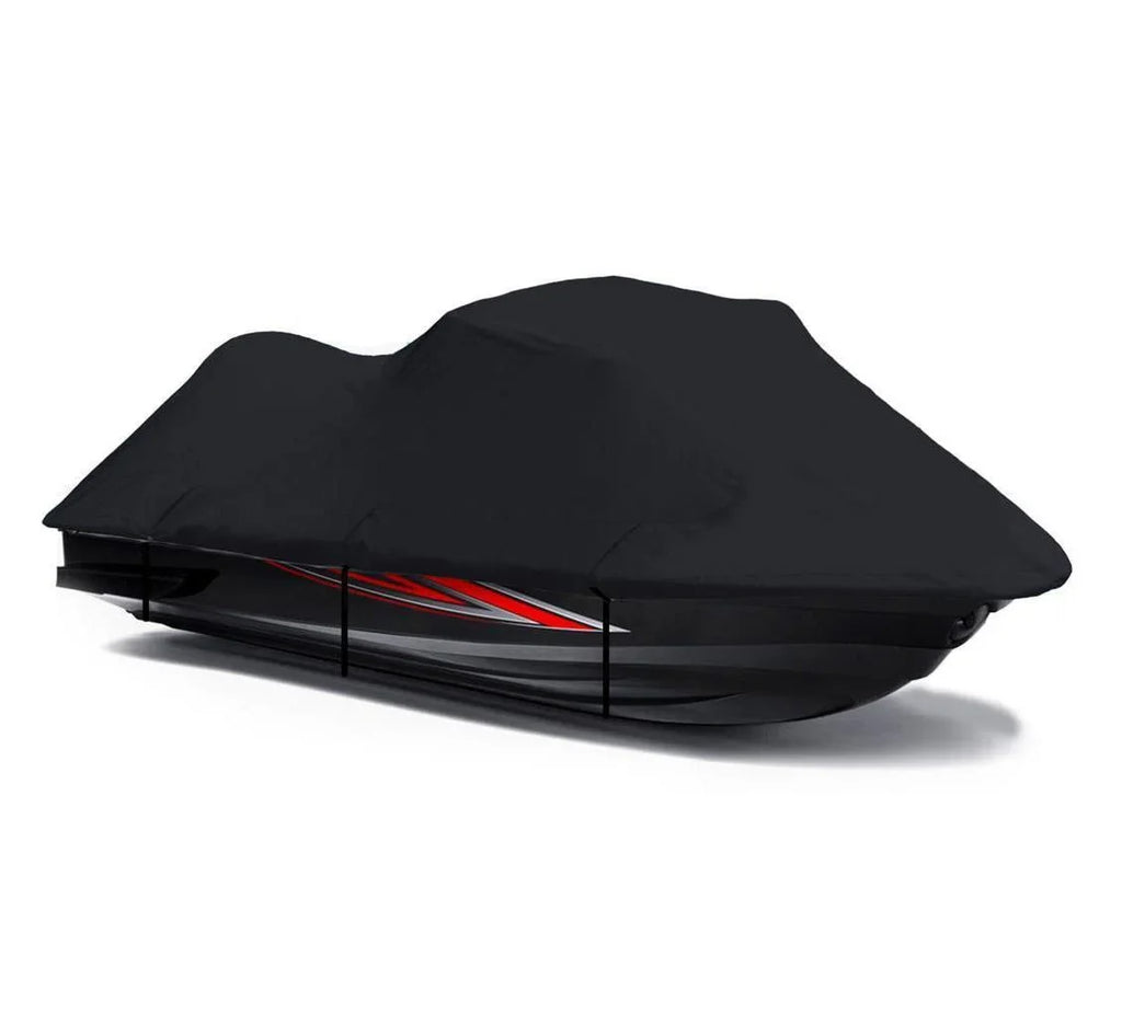 BLACK 600 DENIER JetSki Wrap Fitting for Kawasaki 750 STX 1994 1995 1996 1997 1998 / 900 STX 1997-2006 Jet Ski PWC Protection