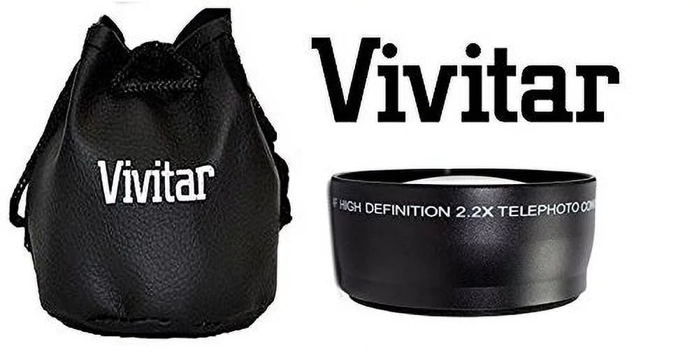 2Pc Lens Kit Hi-Definition Telephoto & Wide Angle Lens Set For Nikon D5300 D3300 (52mm Matching