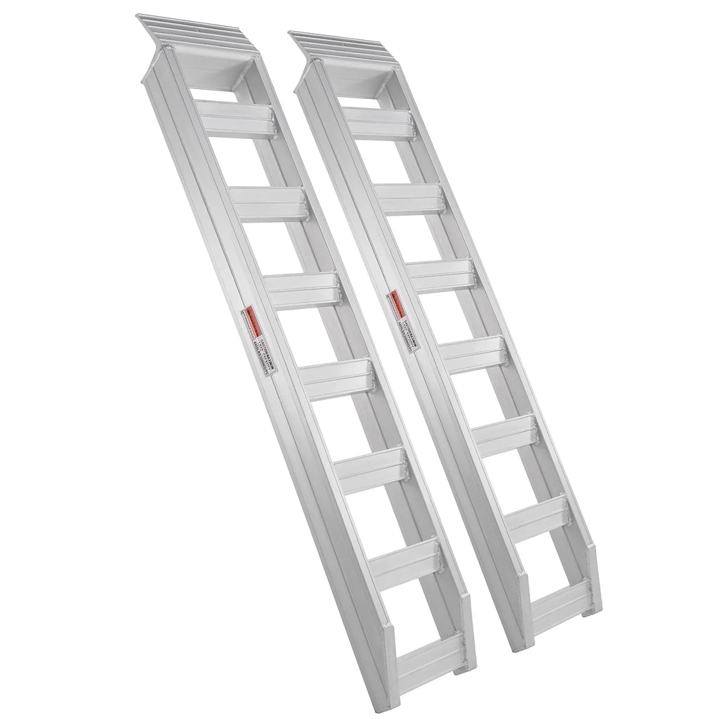 BENTISM Aluminum Truck Loading Ramps 8810 lb/4 Ton 72" x 15" Strong Flat Ends Non-slip Portable Truck Ramps for Tractors ATVs UTVs Motorcycles Vehicle