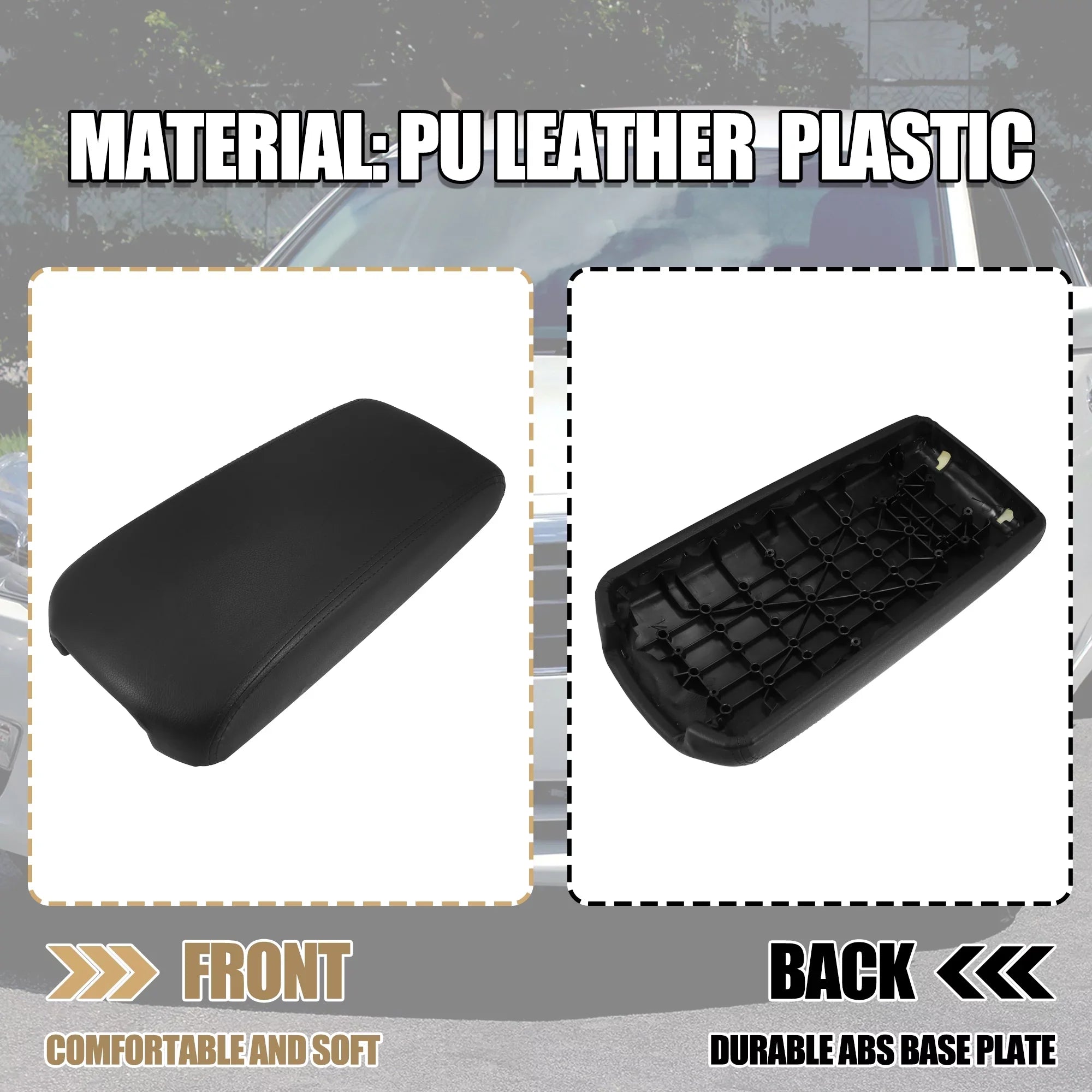 Unique Bargains Vehicle Center Console Wrap Replacement for Nissan Altima 2013 2014 2015 2016 2017 2018 Black