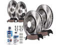 Front and Rear Brake Pad and Rotor Kit - Fitting with 2012 - 2017 Toyota Camry 2013 2014 2015 2016