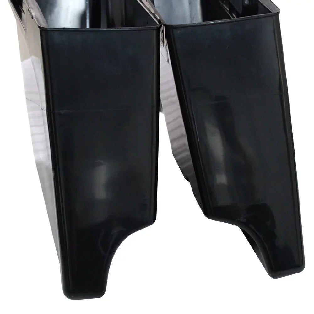 ZXMT 5" Stretched Extended Hard Saddlebags Unpainted Fit for 1993-2013 Harley Touring Models