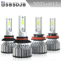 For Ram 1500 2019-2022 Front LED Headlight High Low Beam White Bulbs 9005+H11