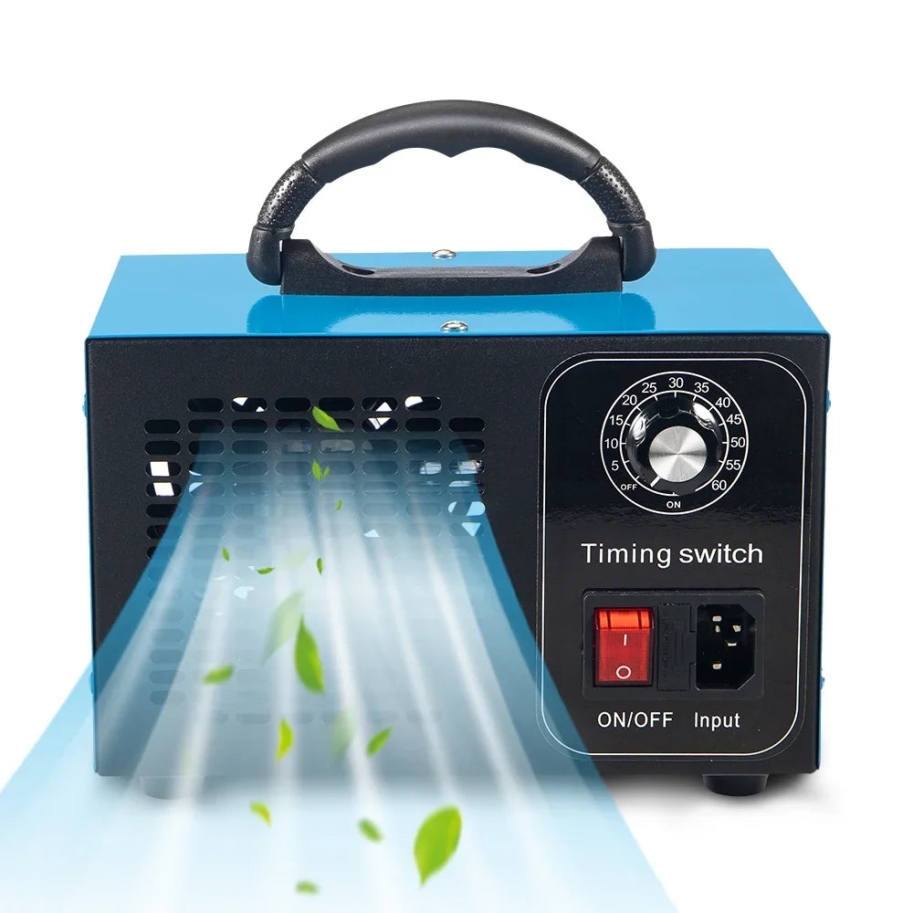 Kydely Room Ozone Machine Glossy Steel Finish 41dB - Eliminate Smoke, Dust & Pollutants with Powerful Ozone