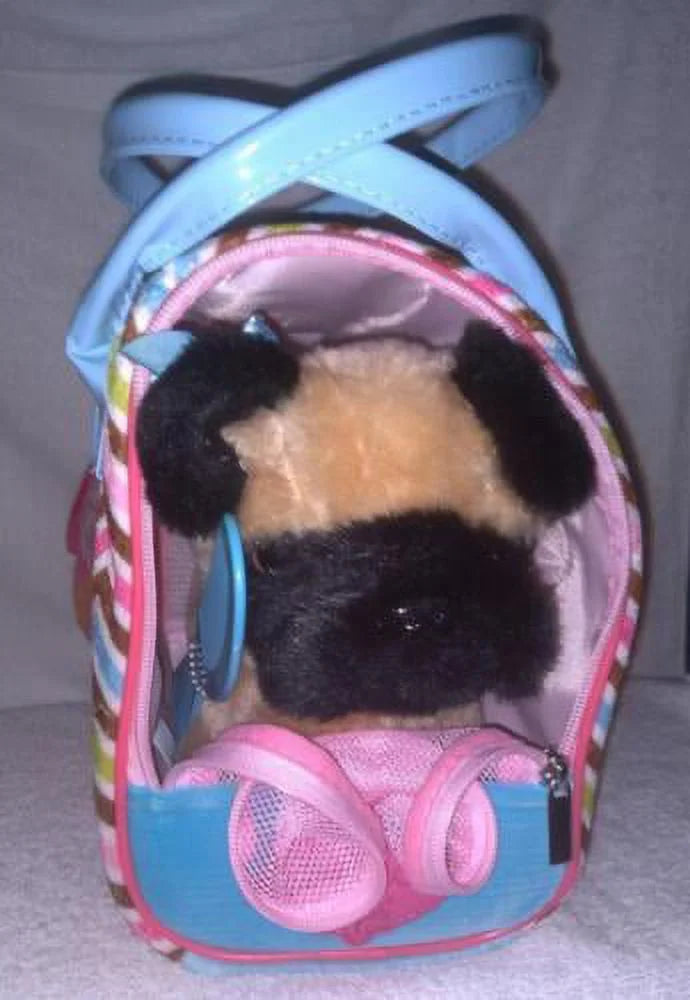 Pucci Pups Zigzag Print Bag with PUG Pup
