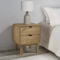 Htovila Bedside Cabinet OTTA 18.1"x15.6"x22.4" Solid Wood Pine
