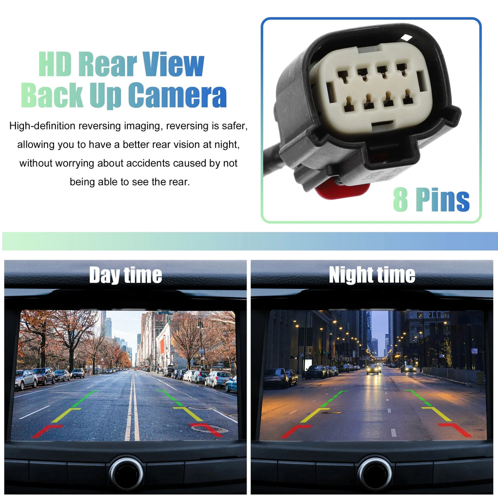 Car Rear View Backup Camera Parking Reverse Camera 23244435 for Chevrolet Silverado 1500 2500 3500 for GMC Sierra