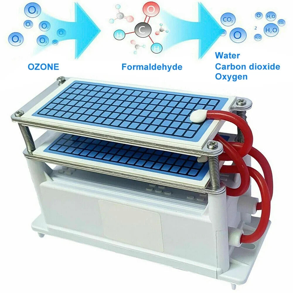 Kydely Room Ozone Machine Glossy Steel Finish 41dB - Eliminate Smoke, Dust & Pollutants with Powerful Ozone