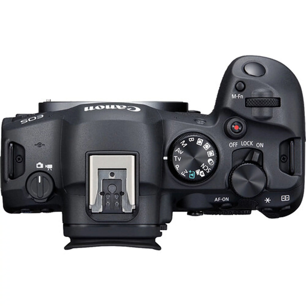Canon EOS R6 Mark II Mirrorless Camera (Body Only) + 2pc 64GB Memory Cards + Tripod + Case & More