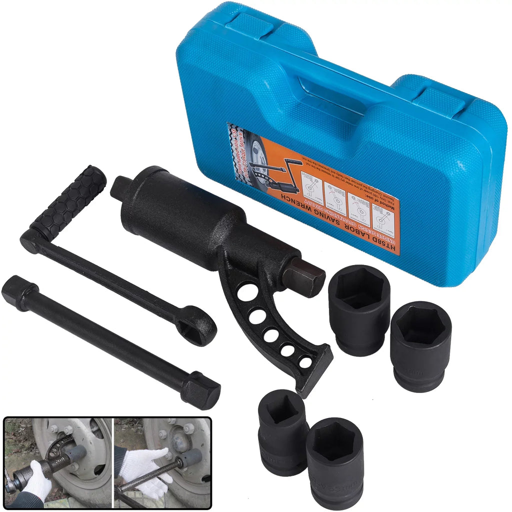 BENTISM Torque Multiplier Set Wrench Lug Nut Labor Saving Lugnuts Remover 4pcs Socket