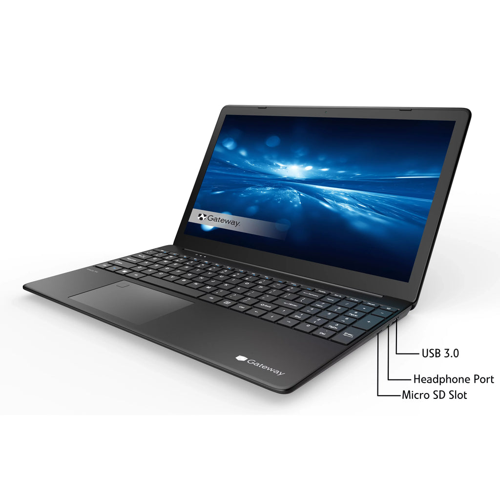 Restored Gateway GWTN156-9BK 15.6" FHD i5-1135G7 2.4GHz Intel Iris Xe Graphics 16GB RAM 512GB SSD Win 10 Home Black (Refurbished)