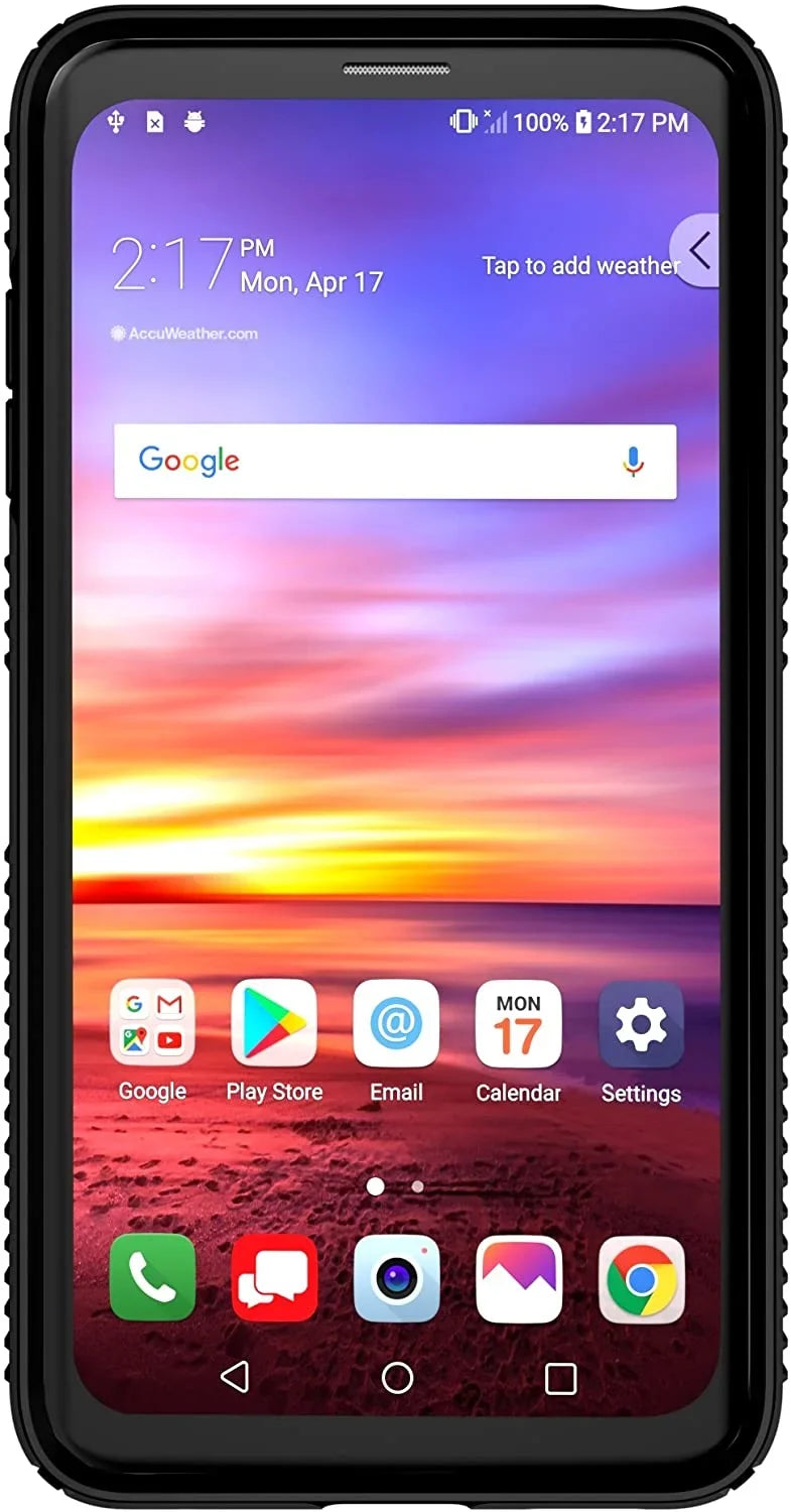 Speck Presidio Grip Case for LG V30 Presidio Grip (fits Sprint LG V30+), Black/Black
