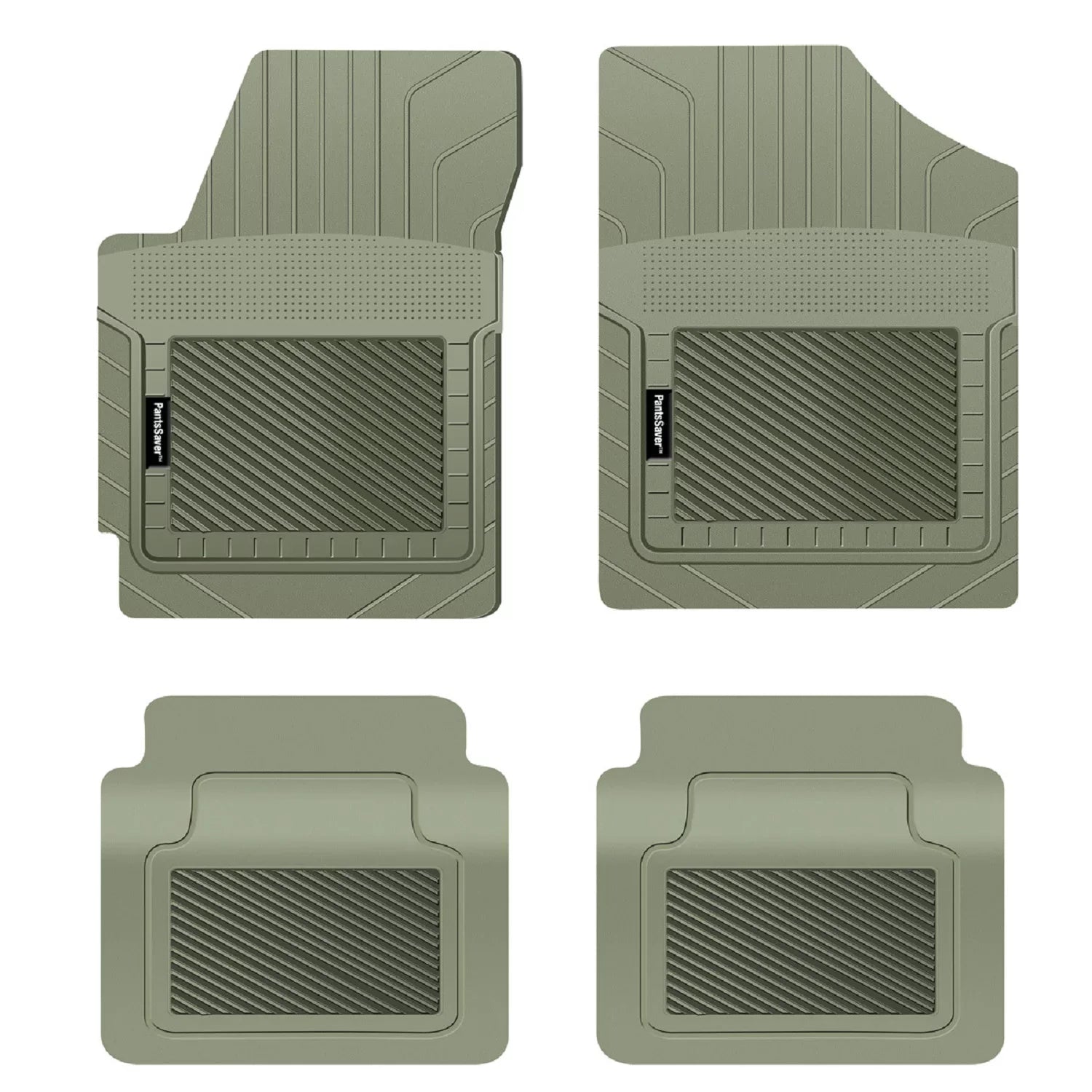 PantsSaver Custom Fit Floor Mats for Genesis GV80 2022-2023 All Environment Protection -4 Piece Set (Gray)