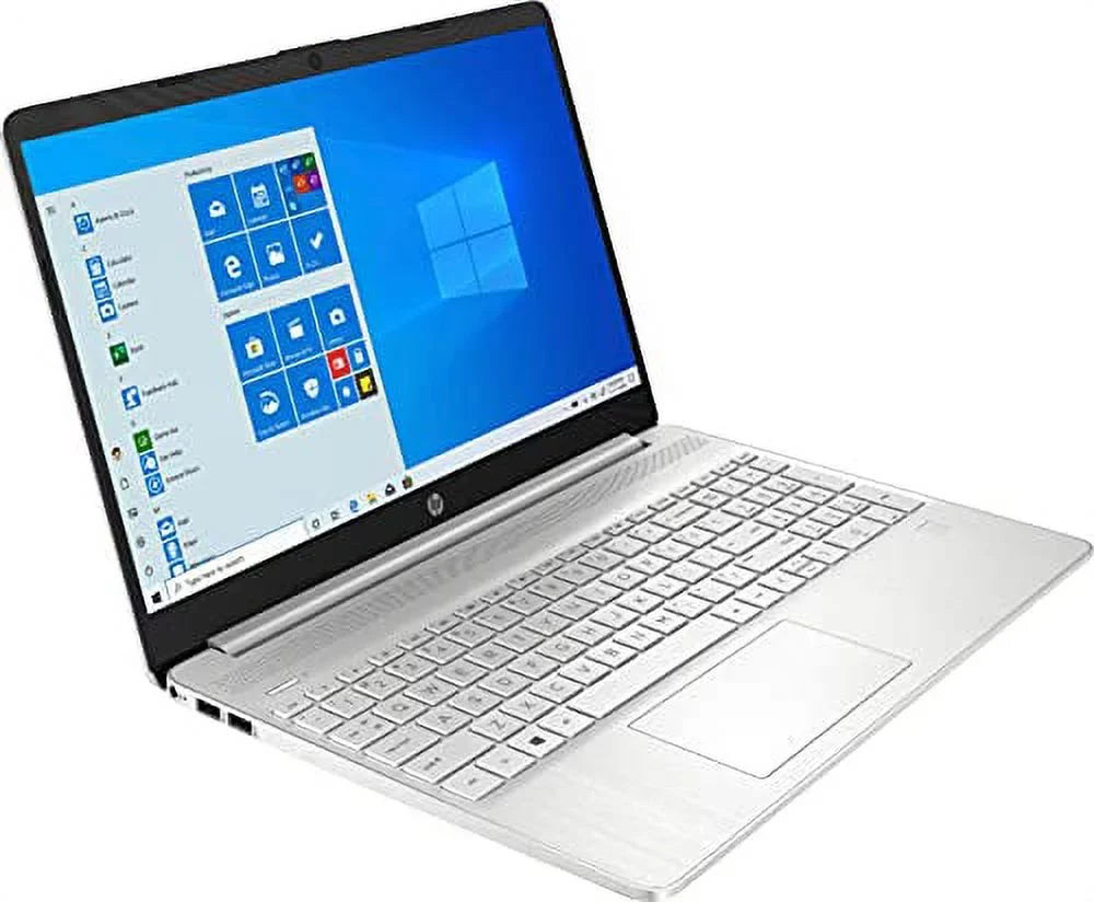 HP 2022 15.6" FHD IPS Display Laptop PC Intel 11th Gen 4-Core i5-1135G7 64GB DDR4 RAM 2TB NVMe SSD Intel Iris Xe Graphics Webcam HDMI Fingerprint USB C Windows 11 Home Silver w/RE 32GB USB 3.0 Drive